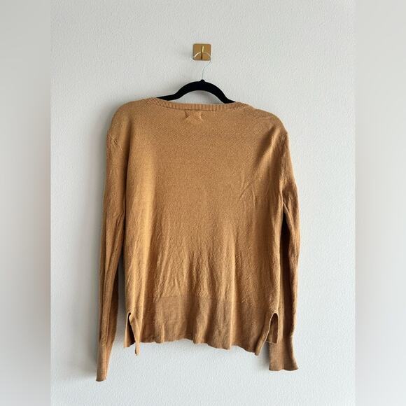 Vintage Sigrid Olsen Linen-Cotton Button-Shoulder Knit Sweater Size S - Picture 5 of 6